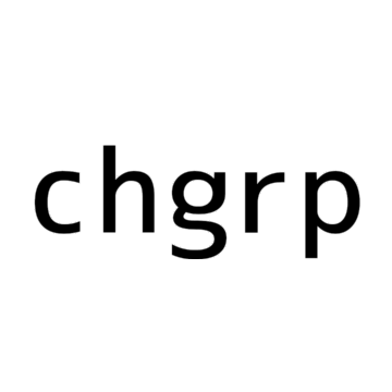 文字列のchgrp