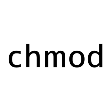 文字列のchmod