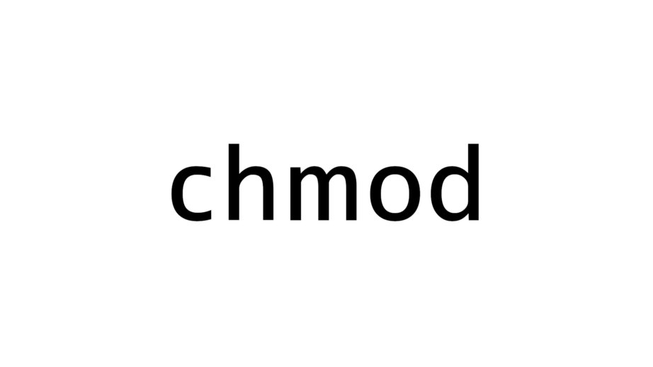 文字列のchmod