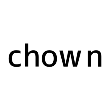 文字列のchown