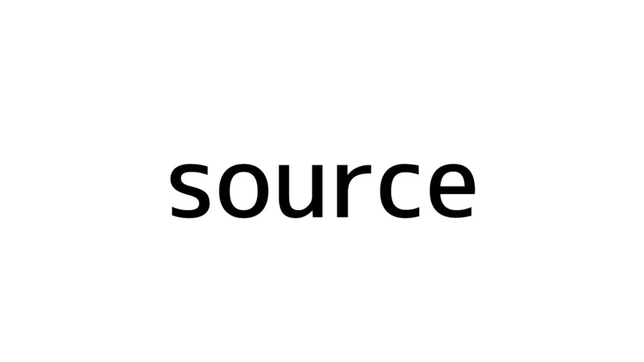 文字列のsource