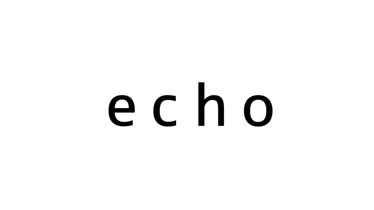 [echo] 実行して理解 文字列のエスケープを解釈して出力